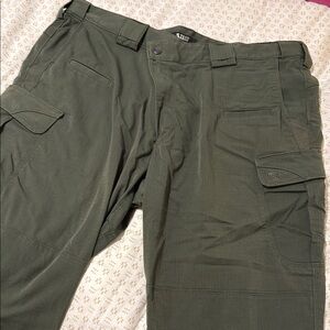 5.11 Tactical Green Cargo Pants Durable Outdoor Wear
